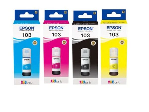 Original Ink - Epson 103 EcoTank 4 Color.