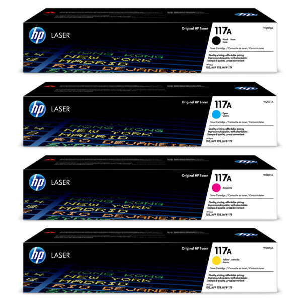 HP 117A Original Laser Toner Cartridge Black & Color