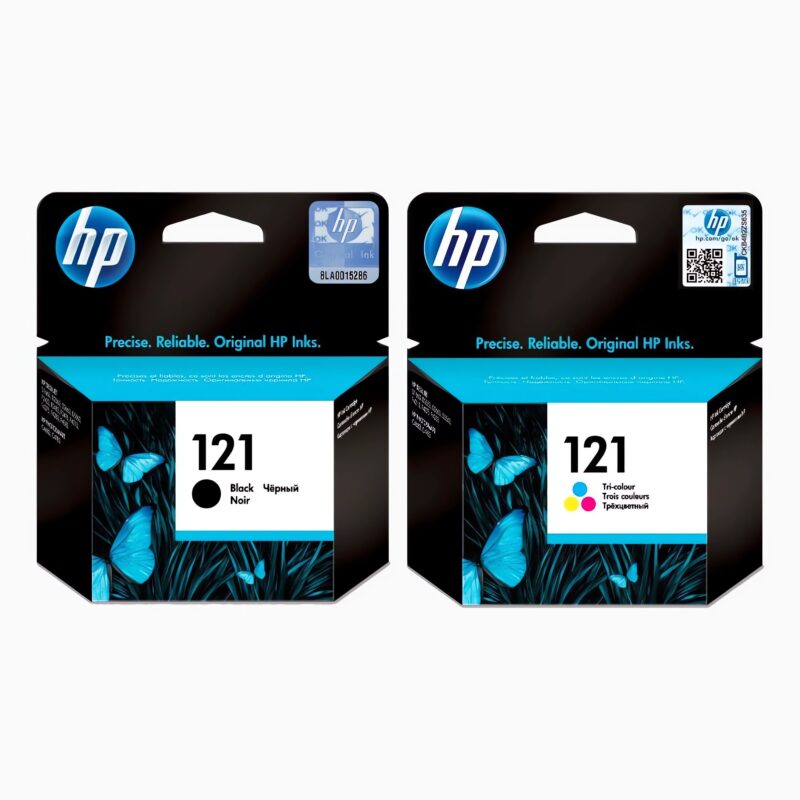 HP 121 Original Ink Toner Black & Tri-color