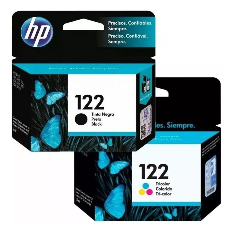 HP 122 Original Ink Toner Black & Tri-color