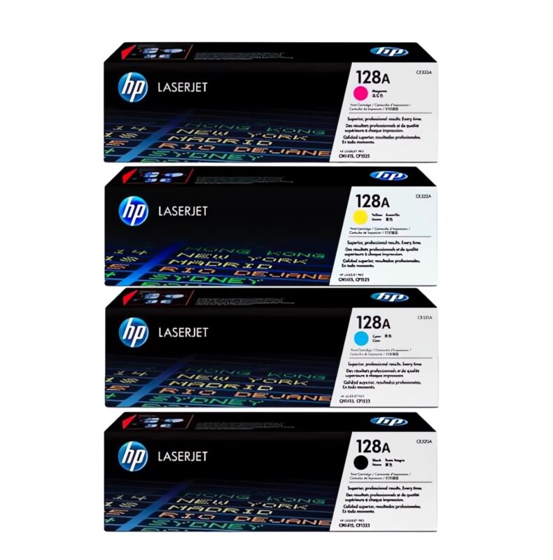 HP 128A Original Laser Toner Cartridge Black & Color