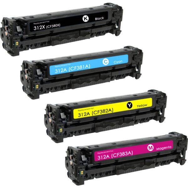 HP 312A Compatible Laser Toner Cartridge Black & Color