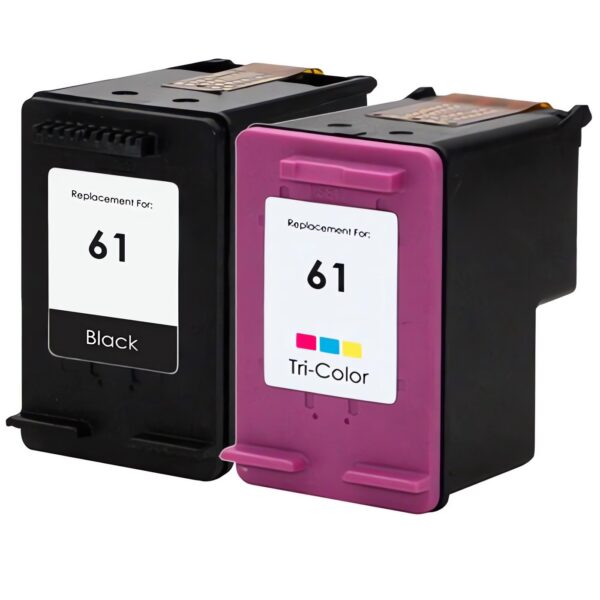 HP 61 Compatible Ink Toner Black & Tri-color