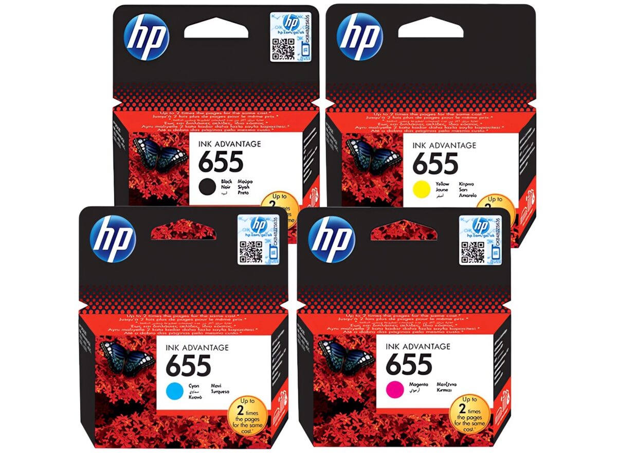 HP 655 Original Ink Cartridge Black & Tri-color