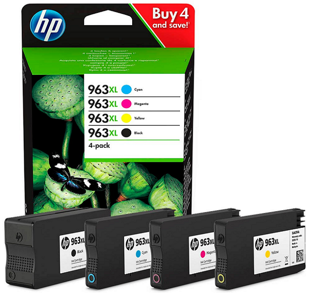 HP 963XL Original Ink Cartridge Black & Tri-color