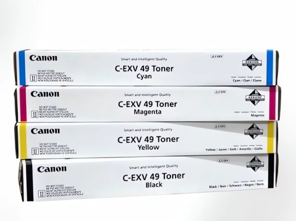 Canon EXV-49 Original Laser Toner Cartridge Black and Color