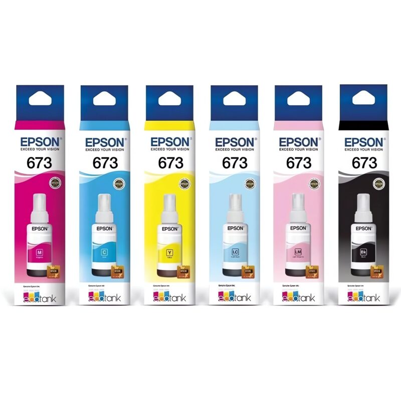 Epson T673 Series Tank 6Color Cartridge Original