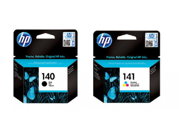 HP 140-141 ink Black and Color Original