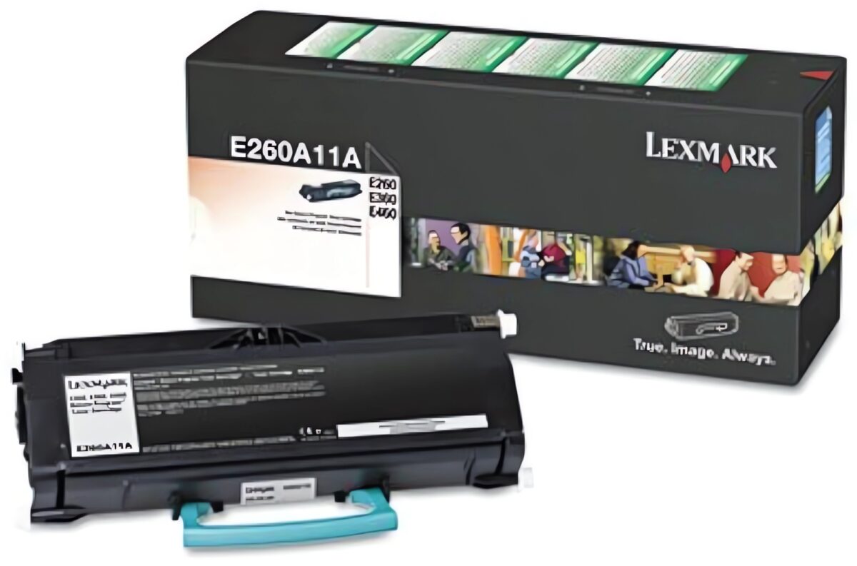 Lexmark E460H1A Original Laser Toner Cartridge Black