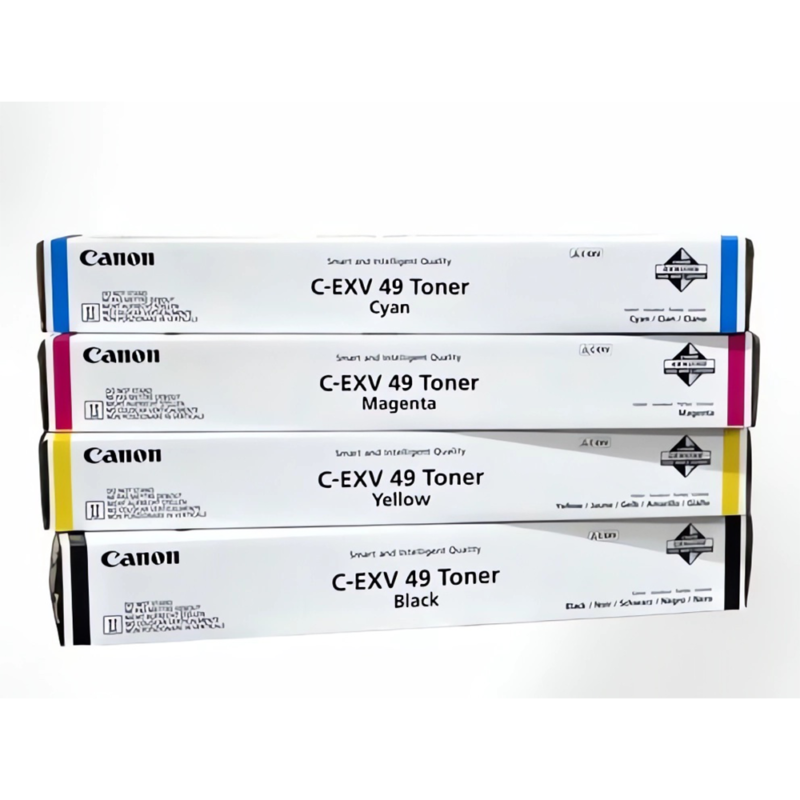 Canon EXV49 Laser Toner Set Original Colour and Black