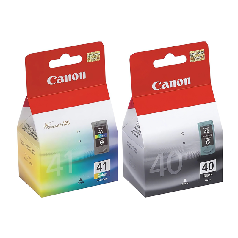 Canon PG40-PG41 Ink Cartridge Set Original Colour and Black