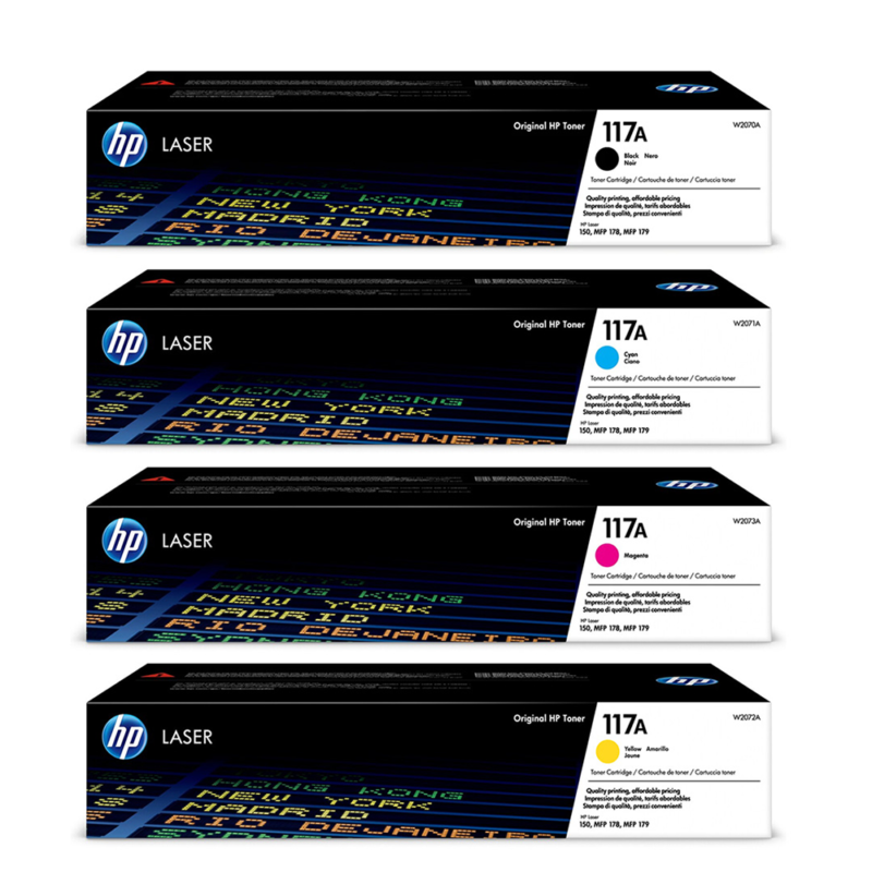 HP-117A-Laser-Toner-Set-Original-Black-and-Color