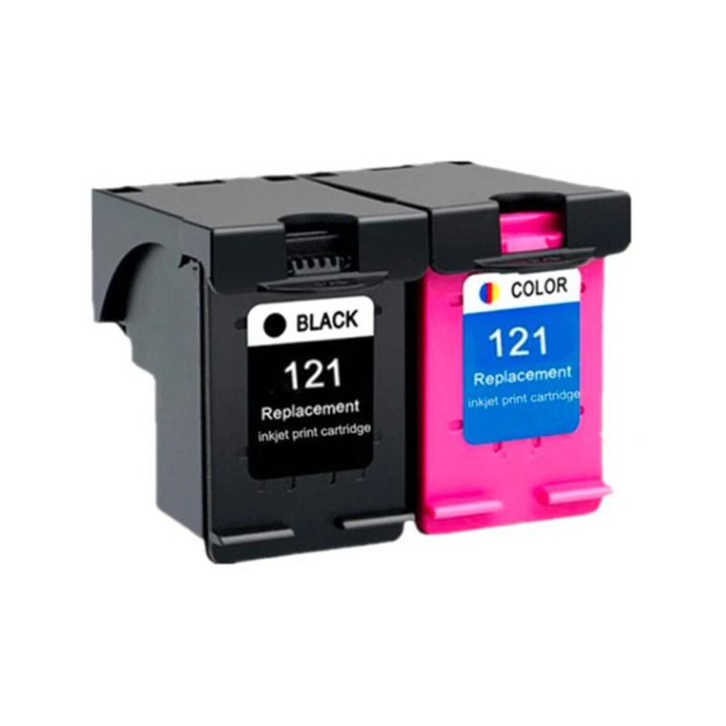 HP 121 Inkjet Cartridge Set Compatible Black and Color