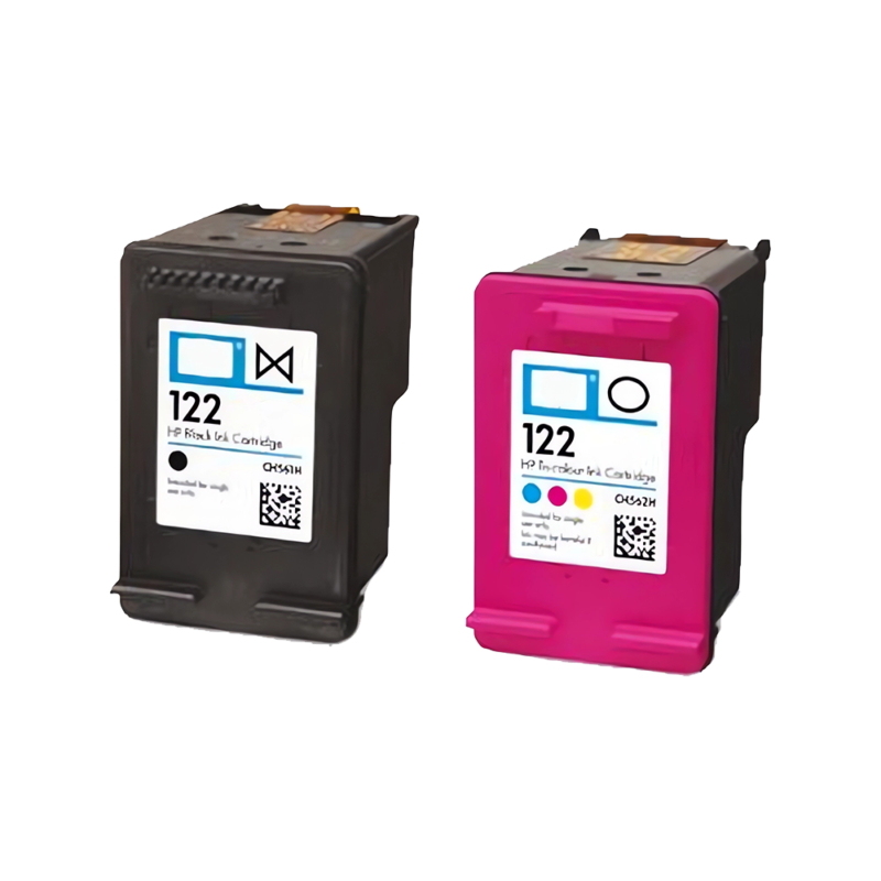 HP 122 Inkjet Cartridge Set Compatible Black and Color