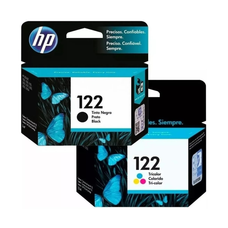 HP 122 Inkjet Cartridge Set Original Black and Color