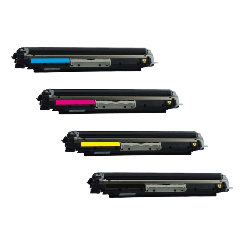 HP 130A Laser Toner Set Compatible Black and Color