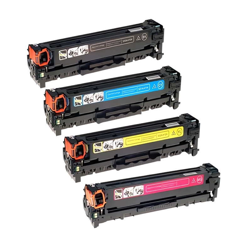 HP 304A Laser Toner Set Compatible Black and Color