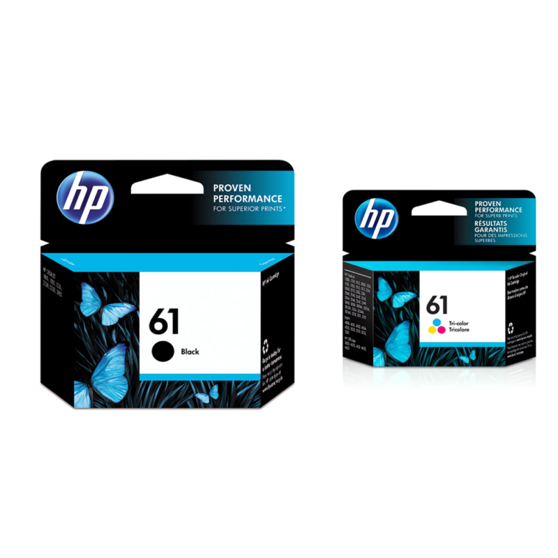 HP 61 Ink Original Black and Color