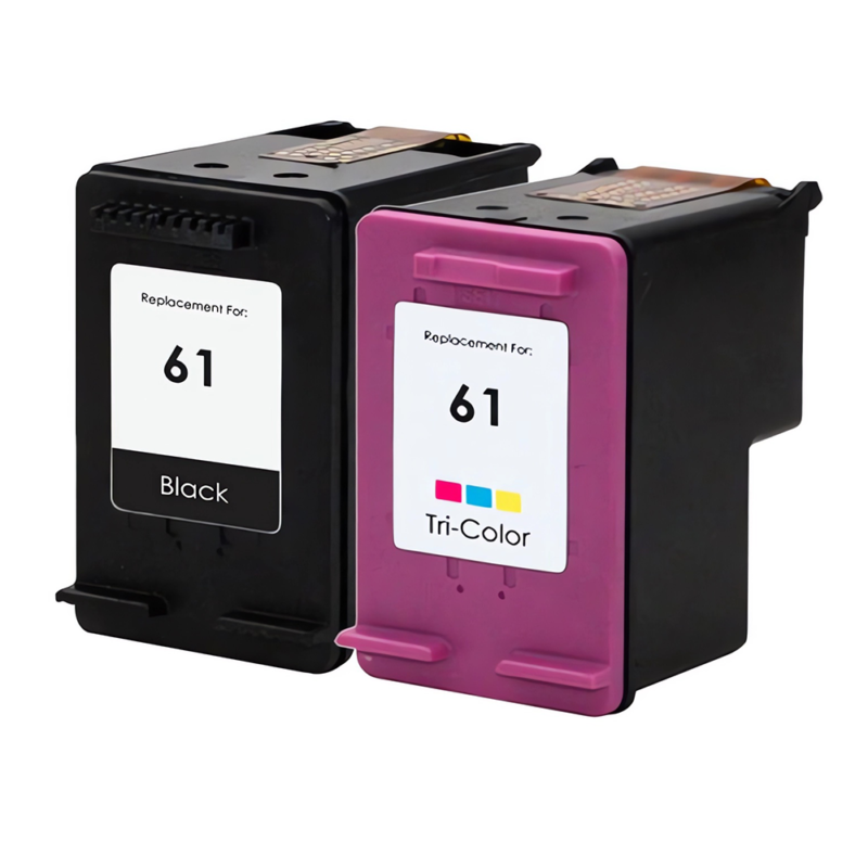 HP 61 Inkjet Cartridge Set Compatible Black and Color