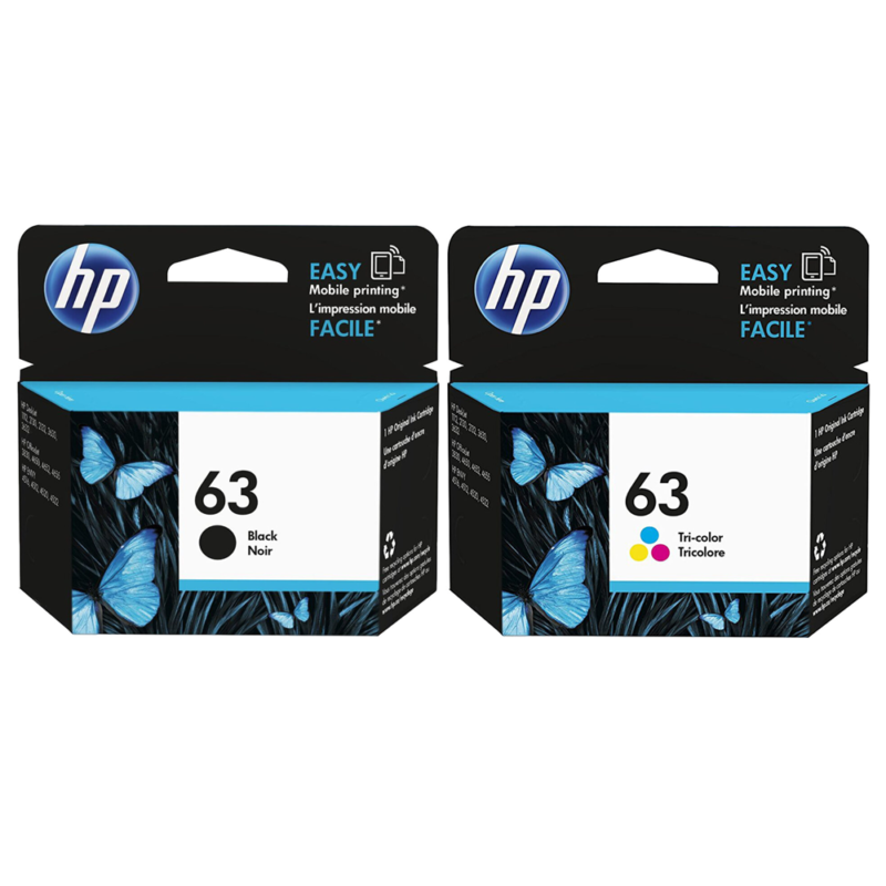 HP 63 Ink Original Black and Color