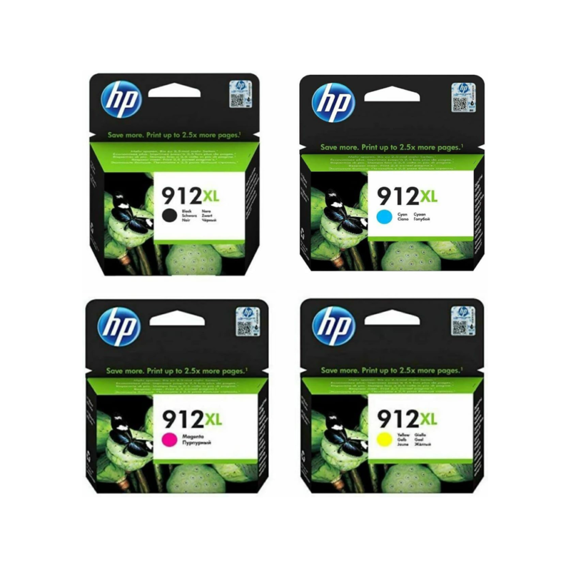 HP 912XL Ink Original Black and Color