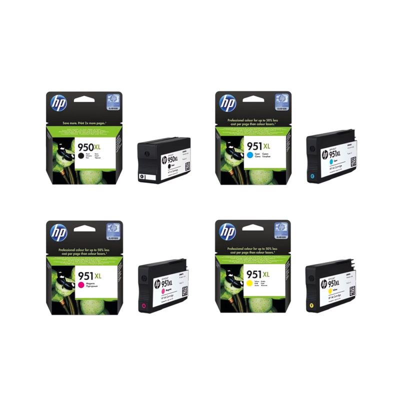 HP 950-951xl Ink Original Black and Color