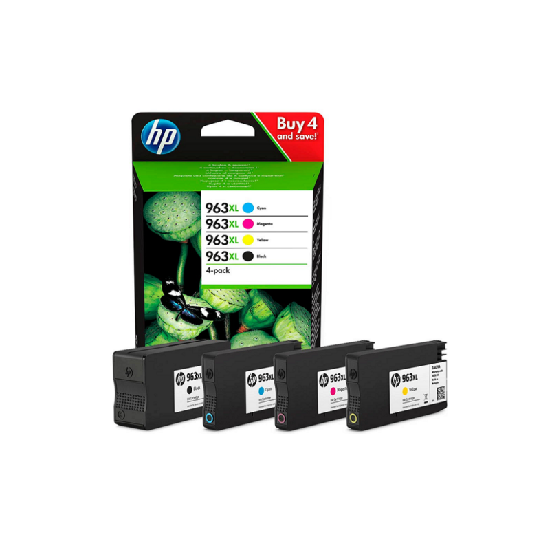 HP 963xl Ink Original Black and Color